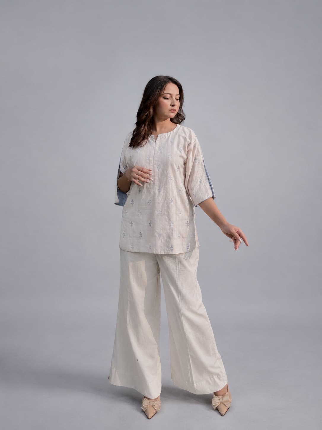 IVORY SKY Co-Ord Set 2 piece women outfit elegant and stylish modern fashion wear